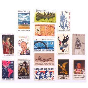 1968 United States Commemorative Stamp Year Set